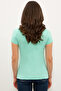 Women's Mint Basic Polo Collar T-Shirt 50234714-Vr090 - 3