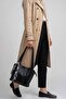 Women's Scarf Faux Leather Shoulder and Hand Bag Dimensions 22X18X11 cm - 5