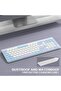 JOYACCESS Wireless Keyboard, Ergonomic Computer Keyboard, Silent Compact Cordless, Low Profile with - 5