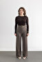 Women's Belted Wide Leg Trousers - 8