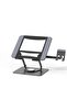 360 Rotatable Full Metal Laptop Tablet Phone Stand – Foldable, Anti-Slip, Height and Angle Adjustable Ergonomic Desktop Stand - 6