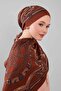 Tile Mixed Pattern Wool Silk Shawl - 2
