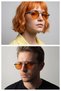 Eoh5001 C1 Orange Ultra Light Metal Pilot Unisex Sunglasses - 2
