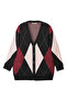 Multicolor Baklava Patterned Women's Cardigan - 2