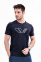 30/1 Single Jersey Fabric Crew Neck Logo Printed Short Sleeve Men's T-Shirt - 6