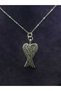 Double Angel Wing Steel Necklace Daily Jewelry Accessory Lover Love Gift New Luck Daily - 3