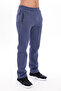 3 Thread Thick Textured Zipper Pocket Straight Leg Winter Men's Sweatpants - 7