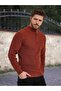 Men's Knitwear Sweater with Half Zipper (Cream) - 3
