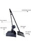 Premium Long Handle Broom and Dustpan Set for Home, Office & Kitchen Cleaning - 3