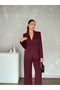 Women's Jacket and Pants Set with Detailed Design - 7