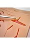 Surgical suture practice kit, practice cast, 6 instruments, thread with needle, reusable - 2