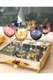 Amore Set of 6 Colorful Glasses, Presentation Glass, Ice Cream Bowl