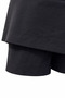 2048 women's belted thick shorts skirt black - 4