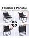 Outdoor Folding Chair with Armrest Camping Fishing Seat Portable Beach Camping - 3