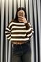 Striped Sweater - Brown Brown - 8