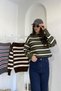 Striped Sweater - Khaki Khaki