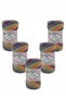 Cotton Batik Hand Knitting Yarn 60% Cotton 40% Acrylic 500Gr 5 Pieces (Cb21 Frezya)
