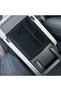 Seal U Armrest Organizer - Non-Slip Surface Fabric Covered - Black - 3