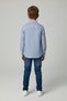 Woorage boy's striped cotton sports shirt blue for ages 1-14 - 4