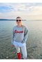 Gray Love Embroidered Sweatshirt - 4