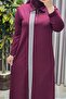 Women's Clothing Plus Size Three-Stripe Full-Length Dress - 8