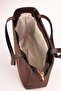 Large Size Suede Women's Shoulder Bag – Zippered, Lined, Special Design - 7