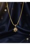 Vip Zircon Stone Sparkling Sun Necklace |   Italian Chain Steel Premium Jeweler Model - 2