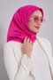 وشاح من نسيج التويل بلون فوشيا فاتح