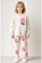 Floral Printed Two-Piece Set with Leggings