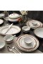 Seattle Collection 35 Pcs Dinner Set Real Gold Plated - 5