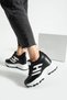 New Season White Black Hidden Wedge Heel Sneakers Heel Height Total 10 cm - 4