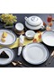Miami Collection 45 Pcs Dinner Set Platinum Plated - 5