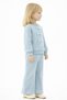 Crew Neck Bowknot Detailed Mint Color Girls' Tracksuit Set - 2
