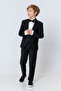 Boy's Stylish Black Collar Detailed Suit - New Season - 5