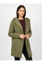 Wearable Tv Blanket with Hooded Pocket Khaki Unisex 3 Yarns Ş Fleece-Lined Cashmere Look - 3