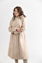 Women's Hooded Long Cashmere Coat - 4