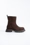 Vanessa Genuine Leather Women's Suede Side-Zip Closure Comfort Boot - 8