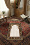 Non-Slip Sole Faux Fur Soft Prayer Rug 75x120 cm Stain Resistant Cushioned Prayer Mat - 2