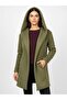Wearable Tv Blanket with Hooded Pocket Khaki Unisex 3 Yarns Ş Fleece-Lined Cashmere Look