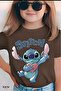Stitch Printed Unisex Children's T-Shirt
