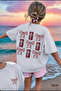 Pink Bow Printed Unisex Children's T-Shirt