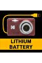 PIXPRO Friendly Zoom FZ55 RD 16MP Digital Camera with 5X Optical Zoom 28mm Wide Angle and 2.7" LCD Screen Red - 6