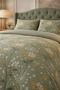 Cotton Double Duvet Cover Set Green Floral Pattern - Bridal - Gift - Daily - 2