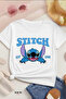 Stitch Printed Unisex Children's T-Shirt
