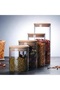 Vacuum Sealed 4-Piece Spice Jars with Lids - 4 Different Sizes of Small Jars - 3