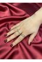 Minimal Ring Set with Gold Stones – Elegant, Stylish, and Suitable for Daily Wear Women's Ring Models - 4
