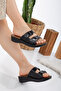 Women's Ultra Soft Soft Sole Wedge Heel Orthopedic Daily Mother Slippers with Inner Pad - 4
