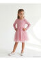 Ozmarka New Season Crew Neck Bowknot Girl's Dress - 2
