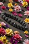 Ogal Stone Lava Stone 8mm Onyx Bracelet 23 Strand Unisex - 2