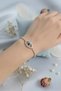 Eye Model Zircon Stone Gold Color Elevator Waterway Bracelet Does Not Tarnish |   Stylish and Durable Jewelry